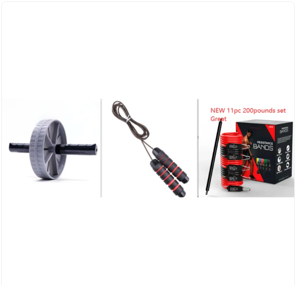 ForgeFit Resistance Bands: -11 Piece Home Workout Kit