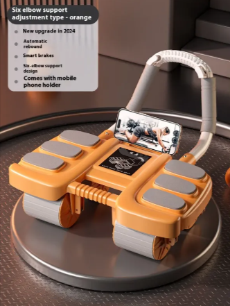 ForgeFit SmartCore Ab Wheel Roller- 4 Wheel Stability
