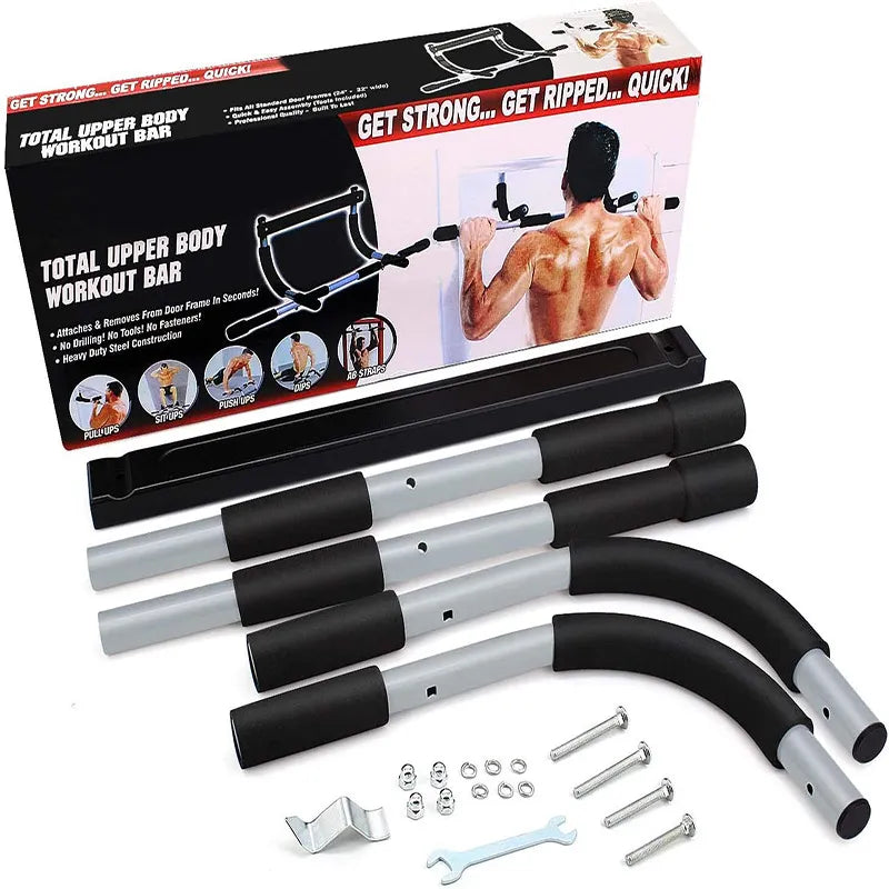 ForgeFit Door Frame Pull-Up Bar --  Multi-Grip Home Gym