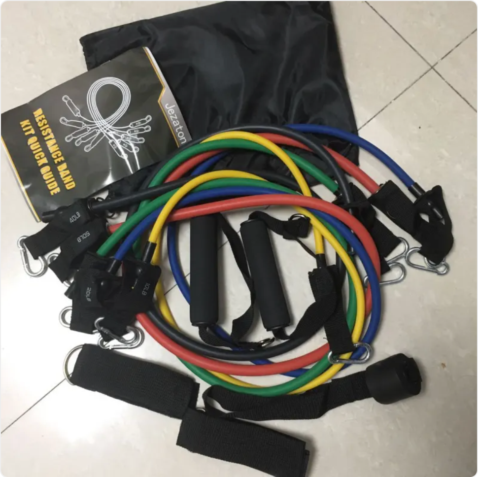 ForgeFit Resistance Bands: -11 Piece Home Workout Kit