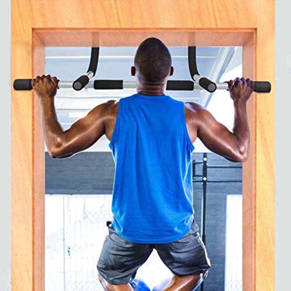 ForgeFit Door Frame Pull-Up Bar --  Multi-Grip Home Gym