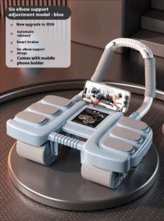 ForgeFit SmartCore Ab Wheel Roller- 4 Wheel Stability